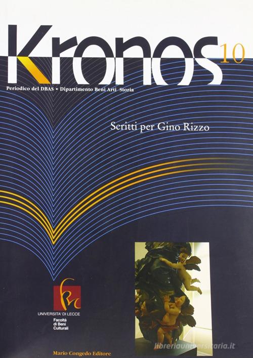 Kronos vol.10 edito da Congedo