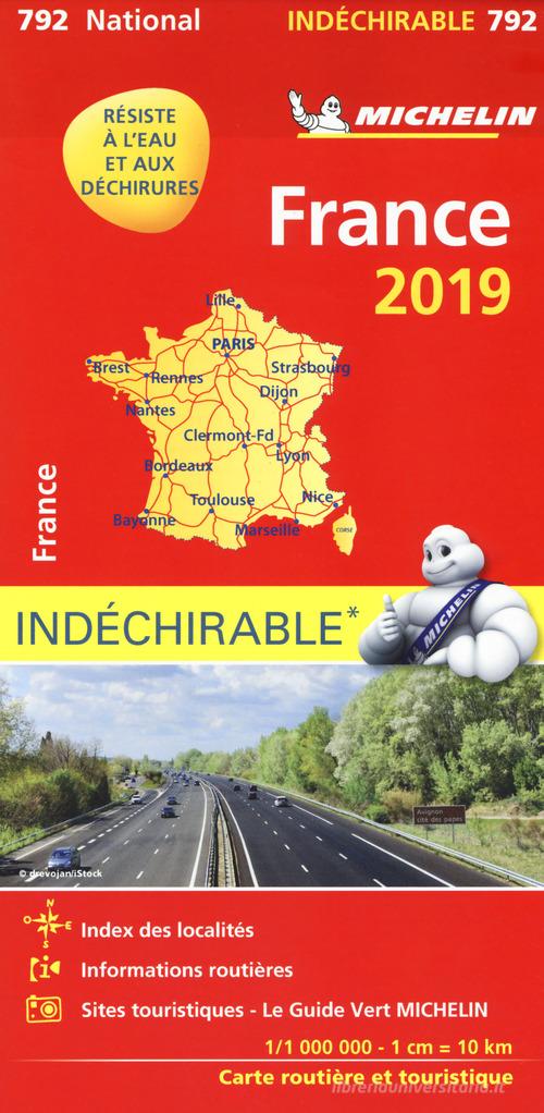 France 2019 1:1.000.000 edito da Michelin Italiana