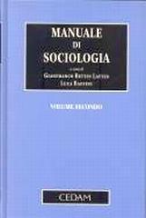 Manuale di sociologia vol.2 edito da CEDAM