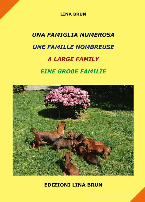 Una famiglia numerosa-Une famille nombreuse-A large family-Eine grabe familie. Ediz. multilingue di Lina Brun edito da Lina Brun