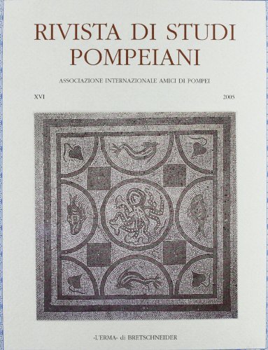 Rivista di studi pompeiani (2005) vol.16 edito da L'Erma di Bretschneider