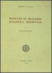 Manuale di filologia spagnola medievale vol.2 di Alberto Varvaro edito da Liguori