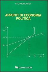 Appunti di economia politica di Salvatore Vinci edito da Liguori