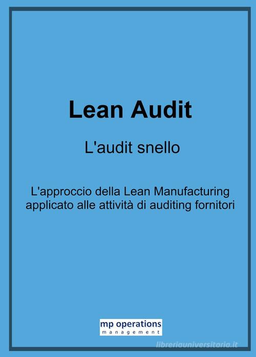 Lean Audit. L'audit snello edito da ilmiolibro self publishing