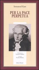 Per la pace perpetua di Immanuel Kant edito da Editori Riuniti