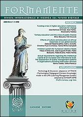 Formamente. Rivista internazionale sul futuro digitale (2013). Ediz. inglese vol. 1-2 edito da Gangemi Editore