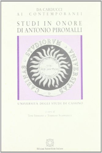 Studi in onore di Antonio Piromalli vol.3 edito da Edizioni Scientifiche Italiane
