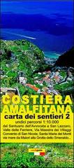 Mappa dei sentieri della costiera Amalfitana. Scala 1:10.000 vol.2 di Gabriele Cavaliere edito da Officine Zephiro