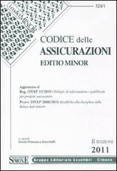 Codice delle assicurazioni. Ediz. minore edito da Edizioni Giuridiche Simone