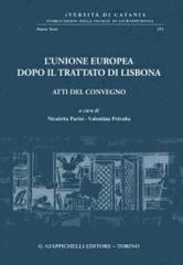 L' Unione Europea dopo il trattato di Lisbona. Atti del Convegno (Catania, 9-10 aprile 2010) edito da Giappichelli