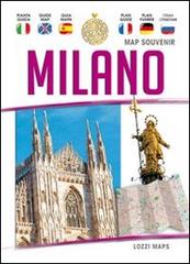 Milano map souvenir. Guida e mappa edito da Lozzi Publishing