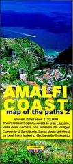 Map of the paths of the Amalfi coast. Scale 1:10.000 vol.2 di Gabriele Cavaliere edito da Officine Zephiro