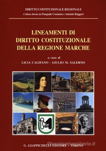 Lineamenti di diritto costituzionale della regione Marche edito da Giappichelli