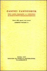 Expositio in Cantica canticorum di Goffredo di Auxerre edito da Storia e Letteratura