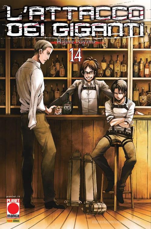 L'attacco dei giganti vol. 14 di Hajime Isayama edito da Panini Comics