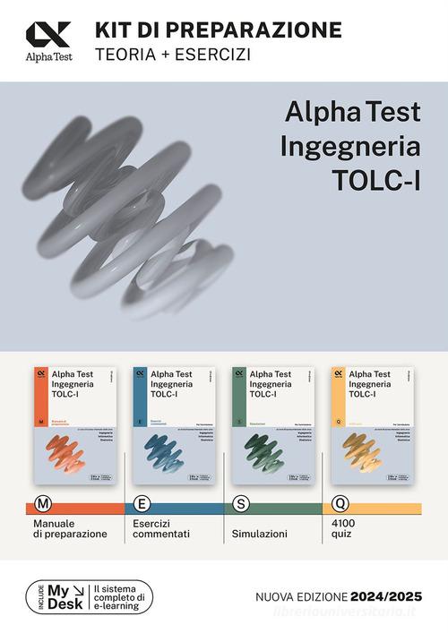 Alpha Test. Ingegneria. TOLC-I. Kit di preparazione con Spedizione Gratuita  - 9788848327077 in Educazione superiore