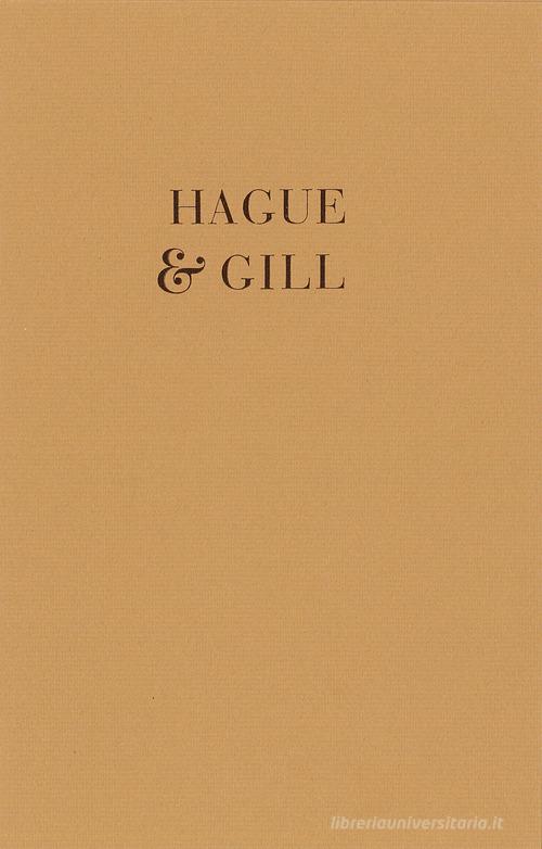 Hague & Gill. Sulla stampa di Eric Gill, René Hague edito da Ronzani Numeri