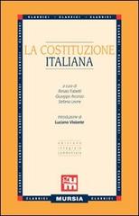 La costituzione italiana edito da Ugo Mursia Editore
