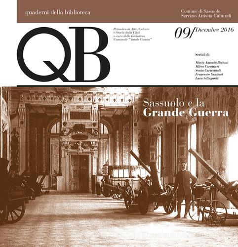 QB (2016) vol.9 di Maria Antonia Bertoni, Mirco Carattieri, Sonia Cavicchioli edito da Incontri Editrice