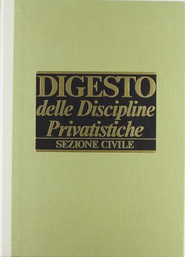 Digesto delle discipline privatistiche. Sezione civile. Aggiornamento vol.7 edito da Utet Giuridica