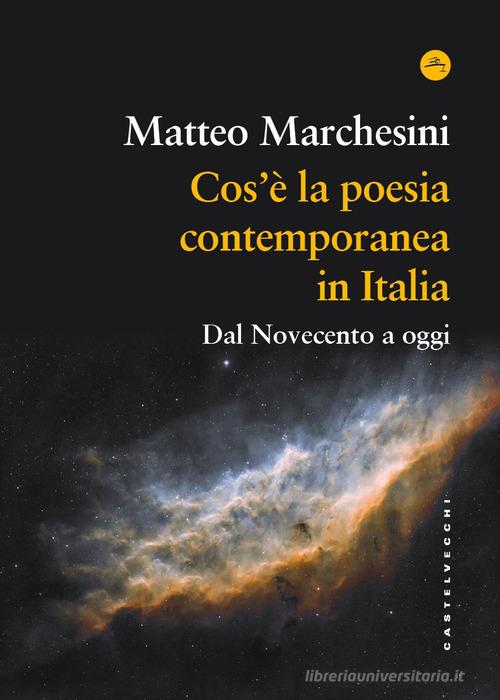 Cos'è la poesia contemporanea in Italia. Dal Novecento a oggi di Matteo Marchesini edito da Castelvecchi