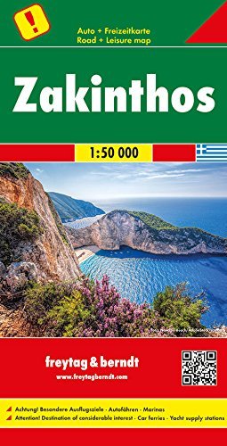 Zante 1:50.000 edito da Freytag & Berndt