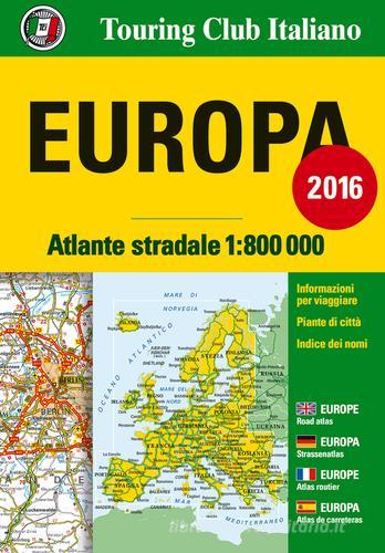 Atlante stradale d'Europa 1:800.000. Ediz. multilingue edito da Touring