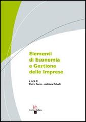 Elementi di economia e gestione delle imprese di Adriana Calvelli, Pietro Genco edito da Enzo Albano Editore