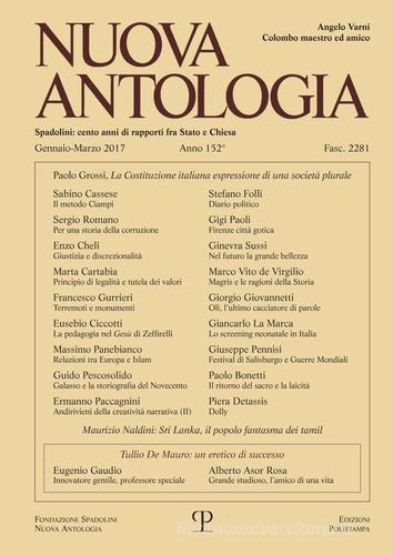 Nuova antologia (2017) vol.1 edito da Polistampa