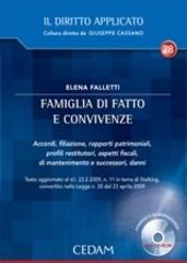 Famiglie di fatto e convivenze. Con CD-ROM di Elena Falletti edito da CEDAM