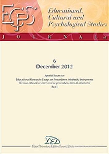 Journal of educational, cultural and psychological studies (ECPS Journal) (2012). Ediz. italiana e inglese vol.6 edito da LED Edizioni Universitarie