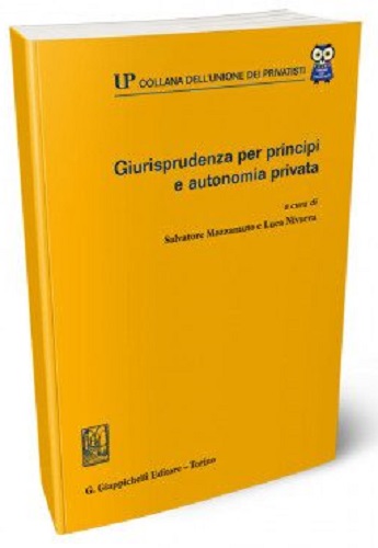 Giurisprudenza per principi e autonomia privata edito da Giappichelli