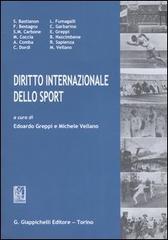 Diritto internazionale dello sport edito da Giappichelli