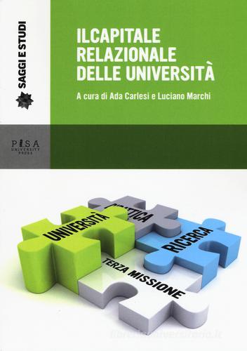 Il capitale relazionale delle università edito da Pisa University Press