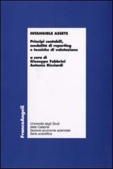 Intangible assets. Principi contabili, modalità di reporting e tecniche di valutazione edito da Franco Angeli