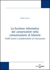 La funzione informativa del conservatismo della comunicazione di Stefano Cascino edito da Enzo Albano Editore