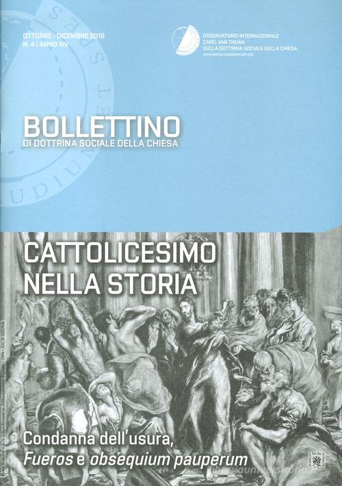 Bollettino di dottrina sociale della Chiesa (2018) vol.4 edito da Cantagalli