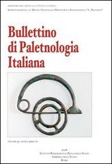 Bullettino di paletnologia italiana edito da Ist. Poligrafico dello Stato