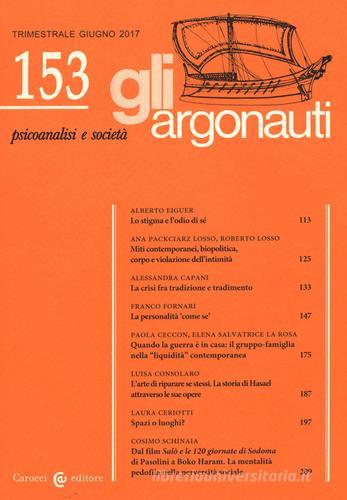 Gli argonauti (2017) vol.153 edito da Carocci