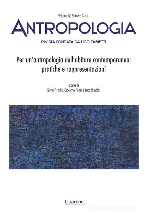 Antropologia (2017) edito da Ledizioni