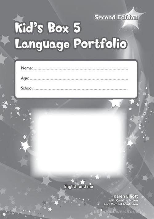 Kid's box. Level 5. Language portfolio. Per la Scuola elementare di Caroline Nixon, Michael Tomlinson edito da Cambridge