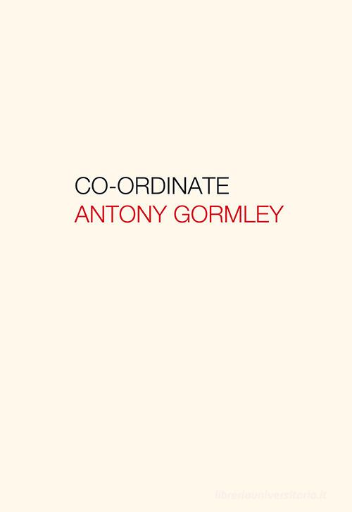 Antony Gormley. Co-ordinate. Ediz. italiana e inglese edito da Gli Ori