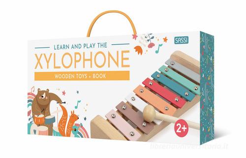 Play and learn with the xylophone. Wooden toys. Nuova ediz. Con xilofono di Matteo Gaule, Irena Trevisan edito da Sassi