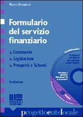 Formulario del servizio finanziario di Marco Borghesi edito da Maggioli Editore