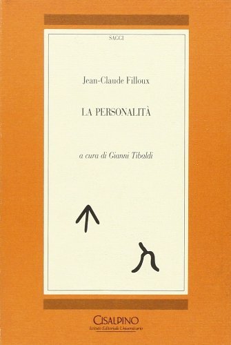 La personalità di Jean-Claude Filloux edito da Cisalpino