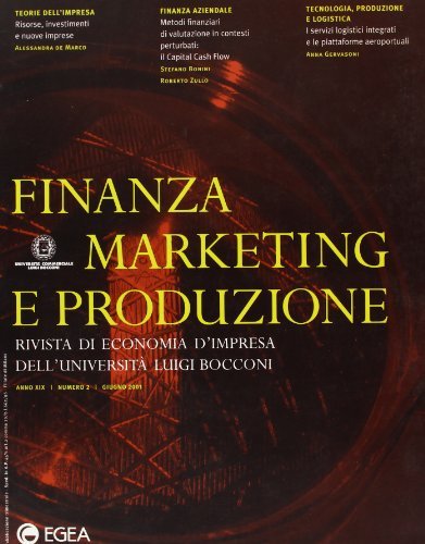 Finanza marketing e produzione (2001) vol.2 edito da EGEA