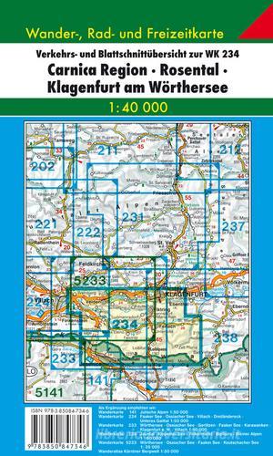 Carnica Region 1:40.000 edito da Freytag & Berndt