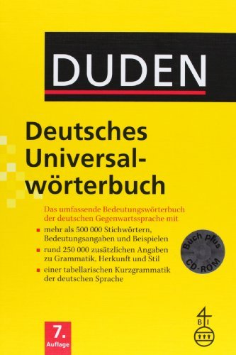 Deutsches universalwörterbuch. Con CD-ROM di Duden edito da Hueber