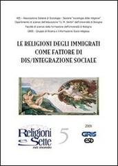 Religioni e sette nel mondo vol.5 edito da ESD-Edizioni Studio Domenicano