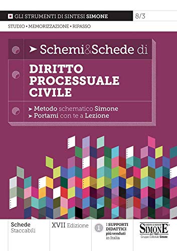 Schemi & schede di diritto processuale civile edito da Edizioni Giuridiche Simone